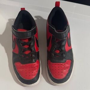 Nike Kids Red and Black Sneakers